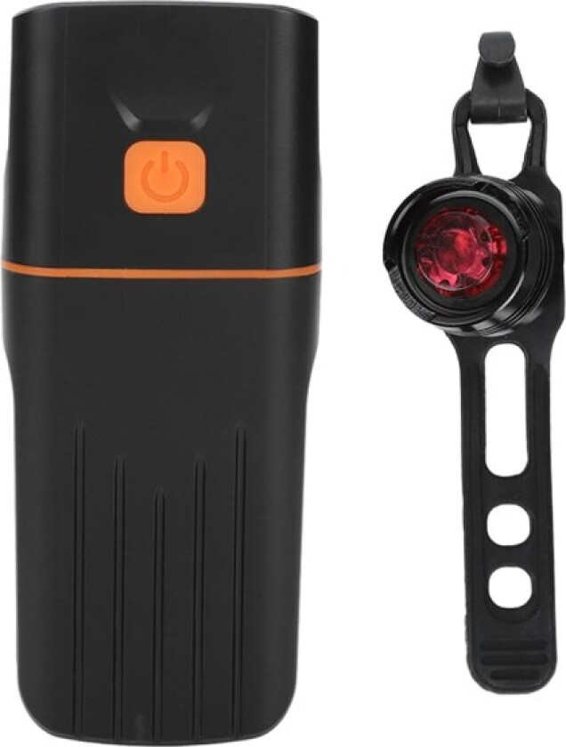 USB-oppladbar sykkellykt 3 i 1 frontlykt baklykter ladbare