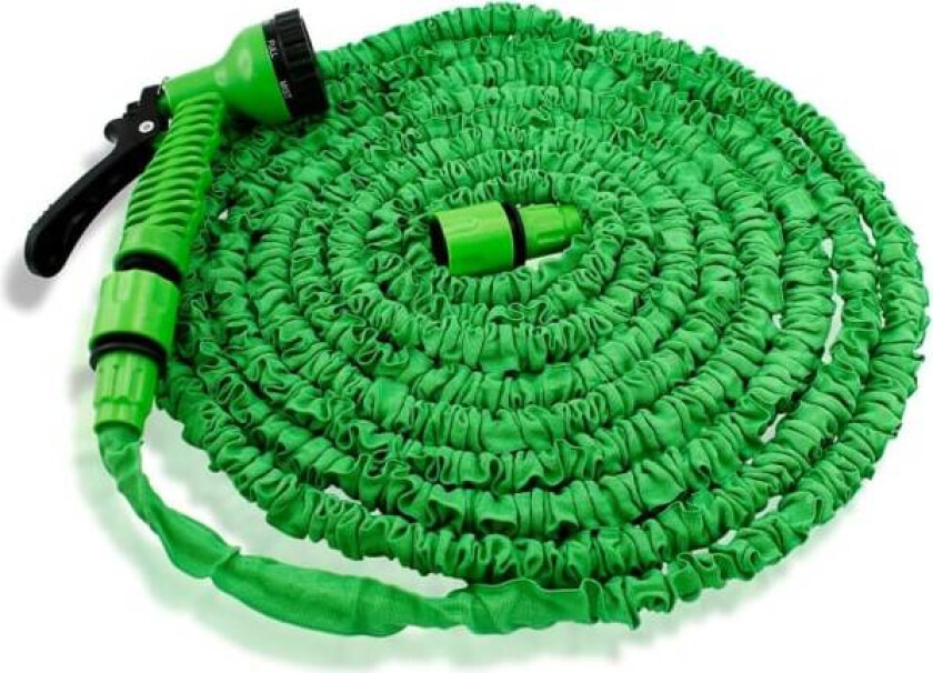 TM Utvidbar Fleksibel Sterkere Deluxe Hageslange med Sprøyte