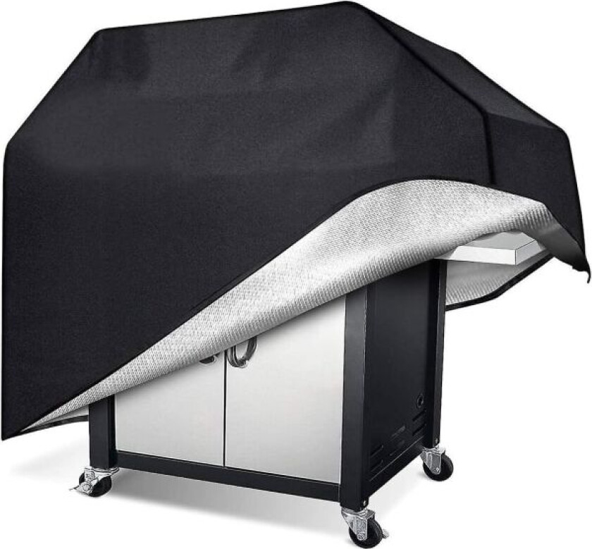 Grilltrekk, robust Oxford-stoff, vanntett, støvtett og anti-uv, utendørs grilltrekk (190x71x117cm)