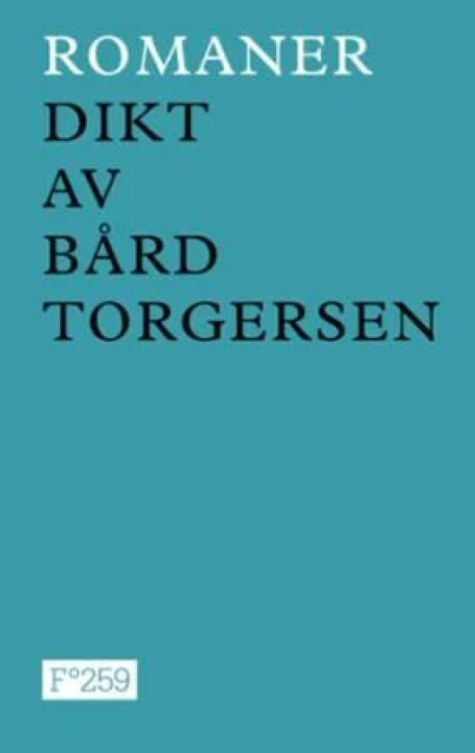 Romaner av Bård Torgersen
