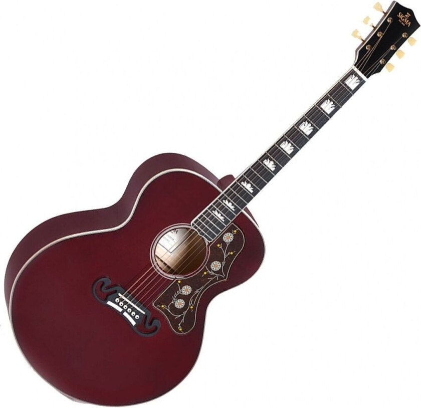 GJA-SG200-WR Electro Acoustic Translucent Wine Red