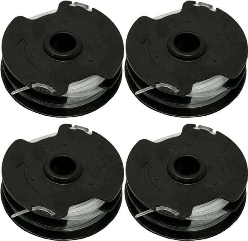 Set med 4 erstatningsspoler til Parkside PRTA 20-Li C3 trådløs buskrydder IAN