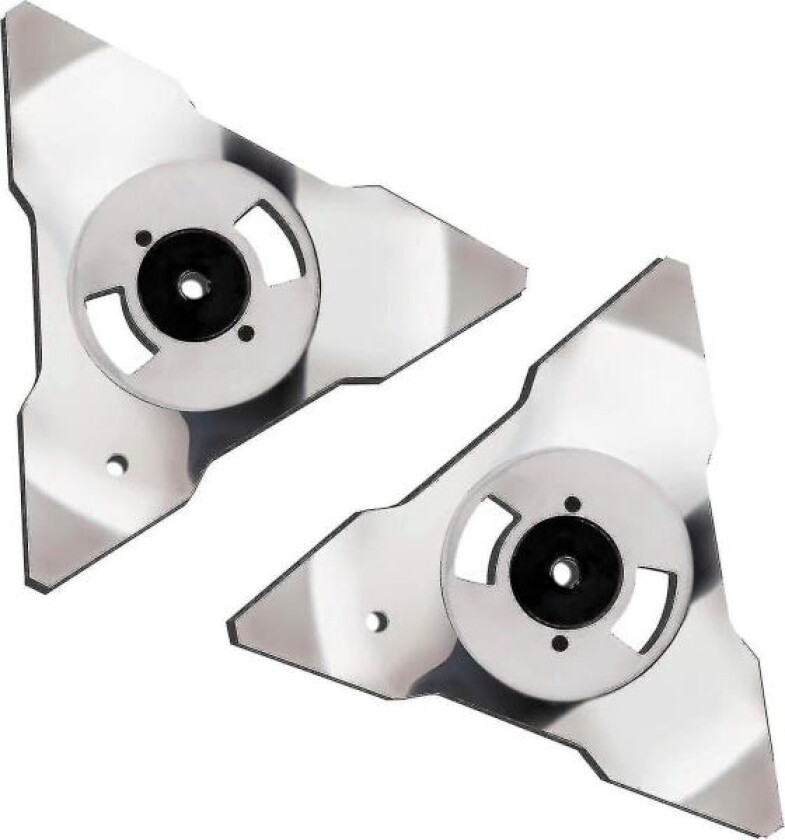 2-pakning med reservekniver i rustfritt stål til Robomow robotgressklippere RS TS MS RC TC MC-modeller