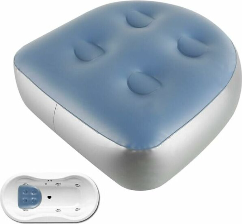 Badpute, oppblåsbar massasjepute for spa og jacuzzi