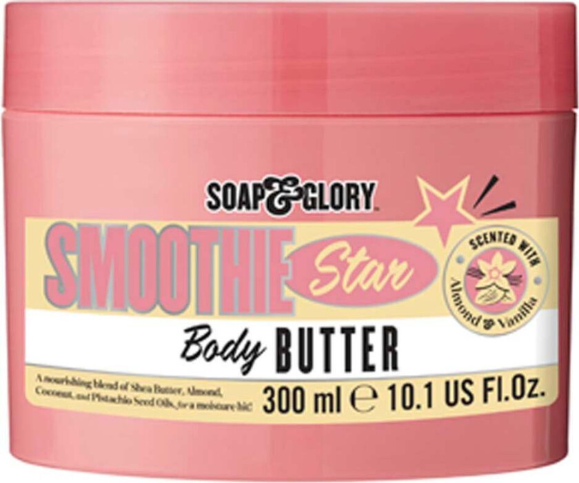 Smoothie Star Body Butter for Hydration and Softer Skin, 300 ml  Body Butter