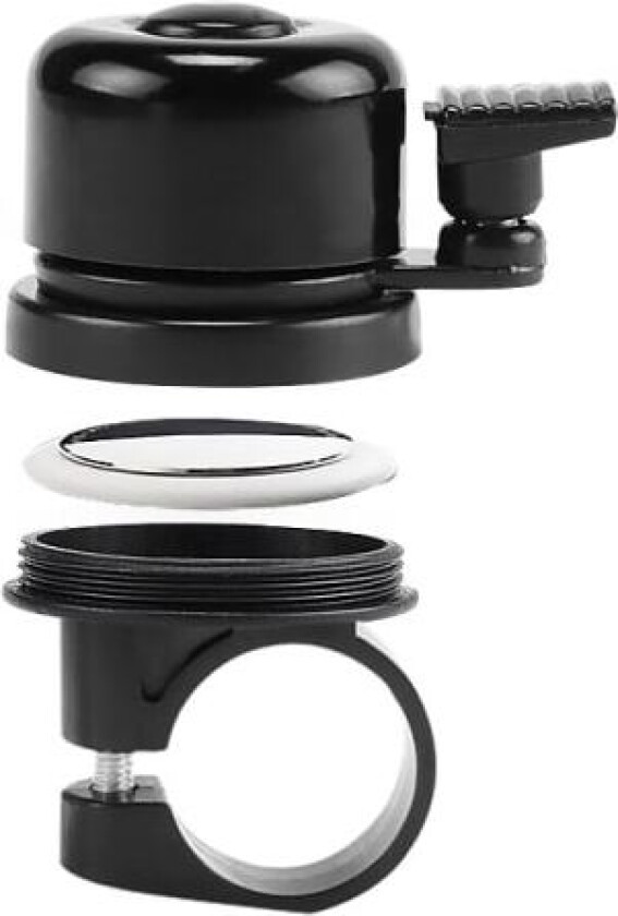 Sykkelklokke med Airtag-holder Svart 22,2 mm