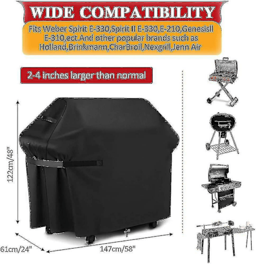 Grilltrekk. Grilltrekk til gassgrill 420D trekk vanntett Oxford-stoff UV