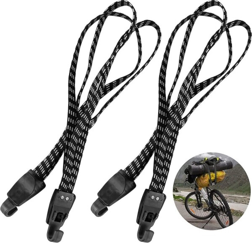 2-delt sykkelstropp, bagasjerestropp, 3-i-1 sykkelbagasje