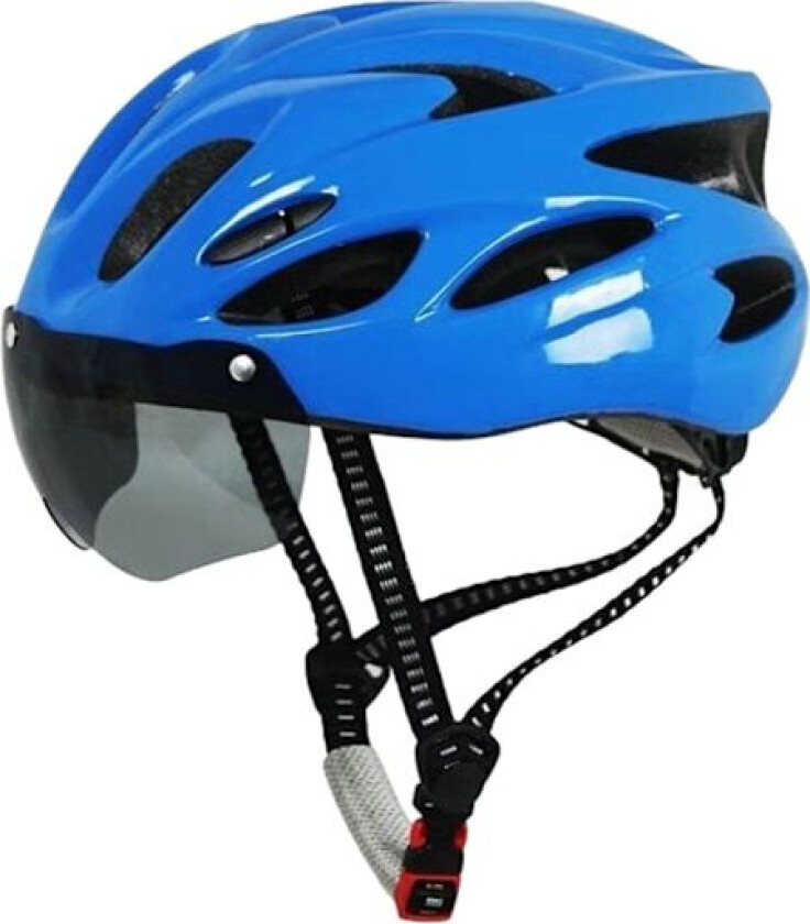 Justerbar lett sykkelhjelm for sikkerhet og komfort blue
