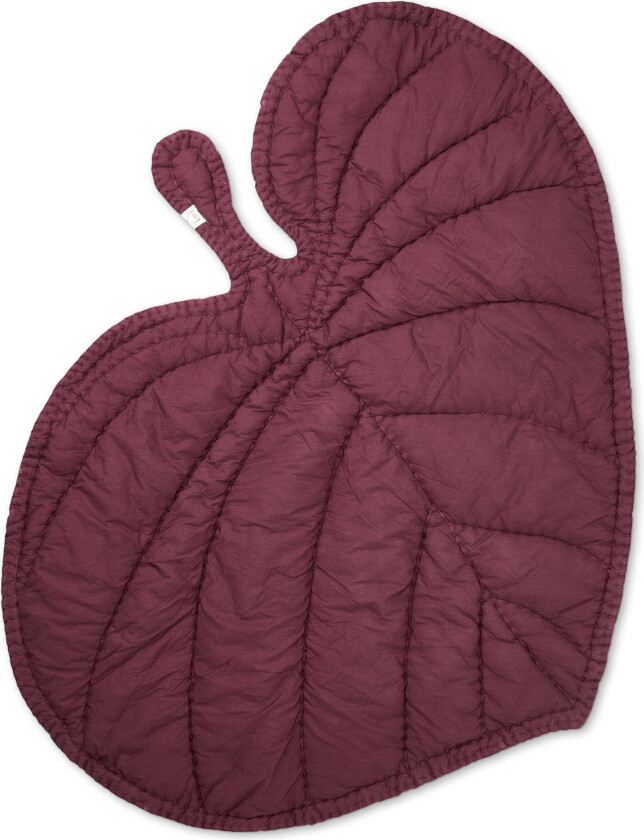 - Leaf Blanket - Burgundy