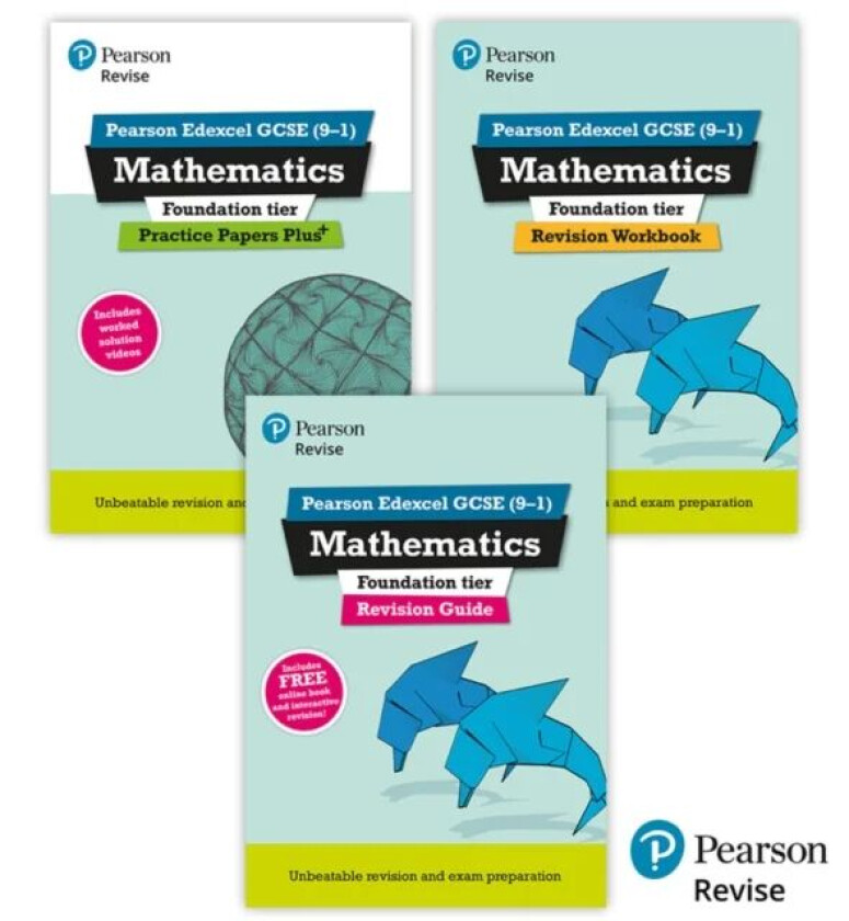 New Pearson Revise Edexcel GCSE (9-1) Mathematics Foundation Complete Revision & Practice Bundle - 2 av Harry Smith, Navtej Marwaha, Jean Linskey