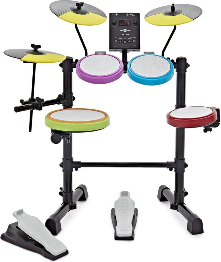 Bilde av Gear4Music Digital Drums 200 Junior Elektronisk Trommesett fra Gear4music -Nesten Nytt