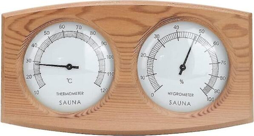Saunatermometer 2 i 1 Tre Thermo-Hygrometer Termometer Hygrometer Damp Sauna Tilbehør