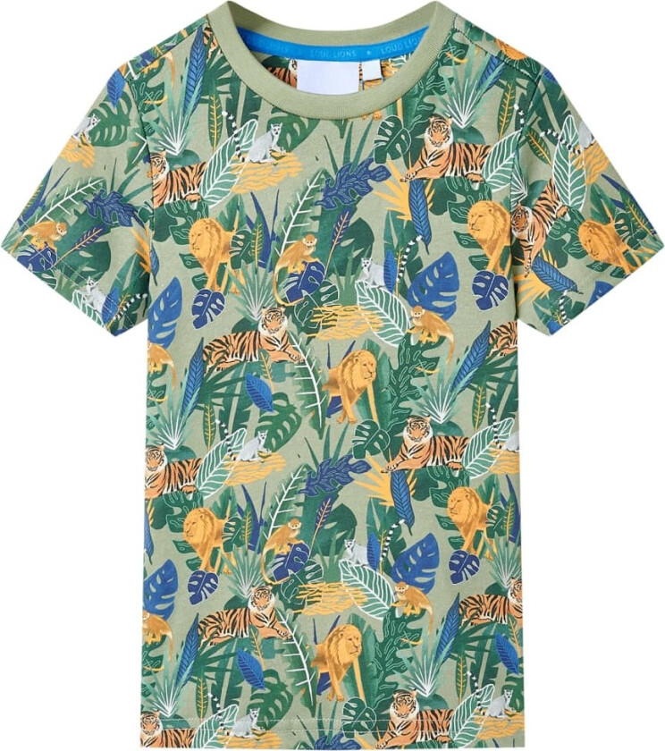 T-skjorte for barn med korte ermer flerfarget 116