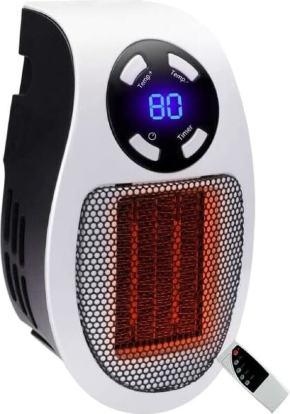 IC 500 Watt Keramisk Vifteovn Mini Vifteovn Økonomisk Bærbar