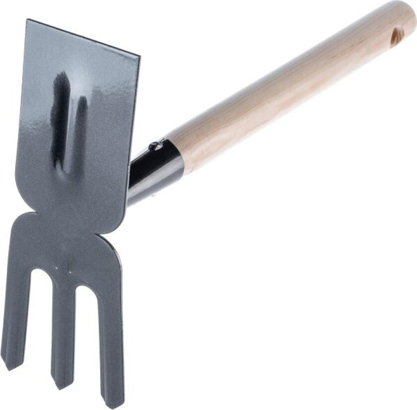 Liten metallserfouette med kort håndtak Dobbel kraftig hakke