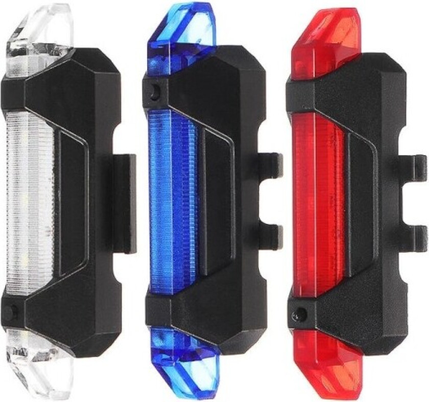 Sykkeltilbehør, Front USB Ladbar Sykkellykt B