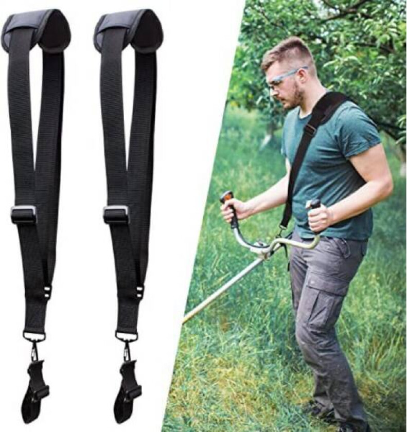 2 Justerbare Skulderstropper - Gresstrimmer Børstekutter Sele