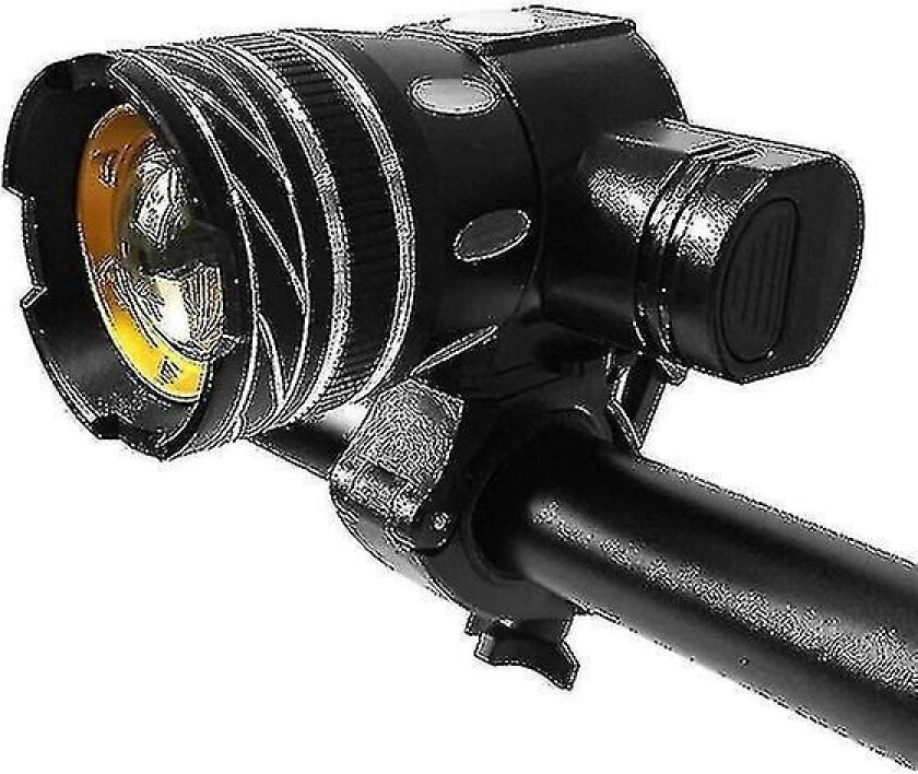 Z30 15000lm T6 LED-sykkellyssett – USB-oppladbar frontlykt/lommelykt – vanntett – zoombar sykkellykt for sykkel
