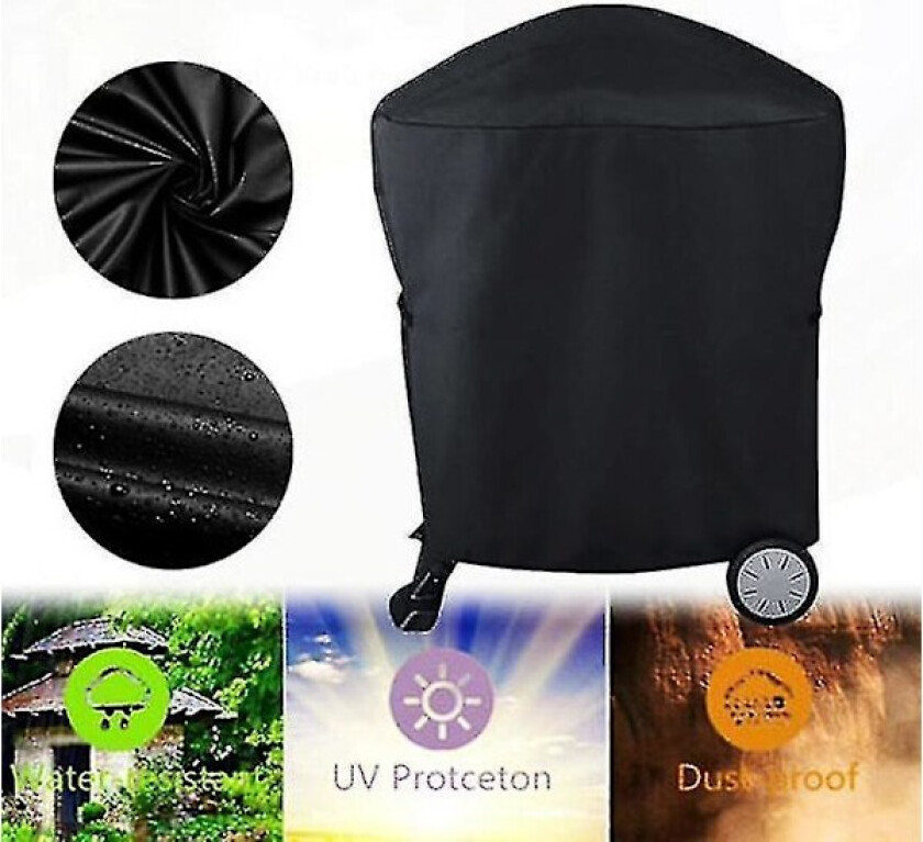 Grilldeksel, støvtett, vanntett, UV-bestandig, utendørs møbeltrekk (54*76*69cm)