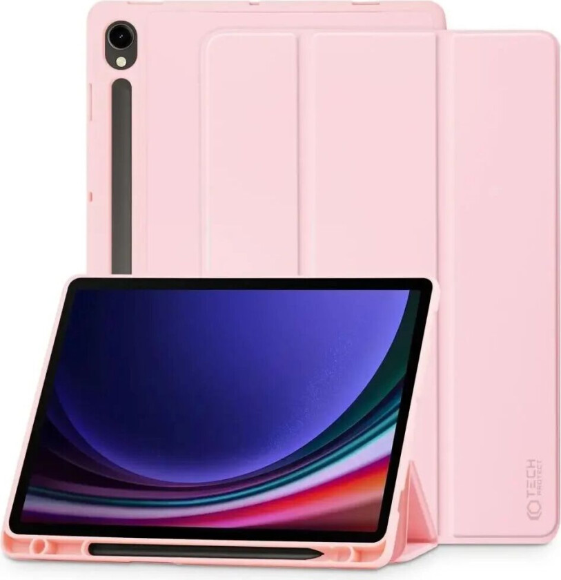 Tech-Protect Samsung Galaxy Tab S9 FE Tech-Protect SC Tri-fold Deksel - Rosa