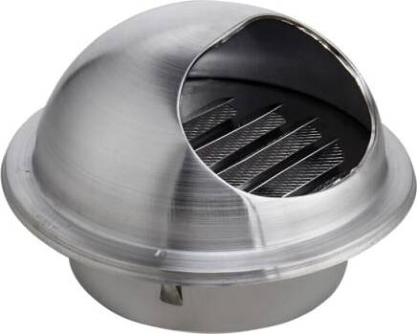 Veggventildeksel, Rundt Avtrekksgitter i Rustfritt Stål, Veggventilasjonsutløp, Luftventil, Ekstern Kjøkkenhette