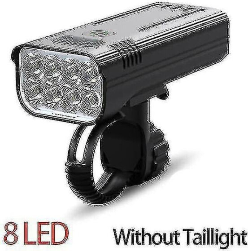 30000 Lumen Sykkellykt 10000mah USB Oppladbart Batteri LED Sykkellykt Spotlight Mtb Vanntett Lommelykt Frontlys