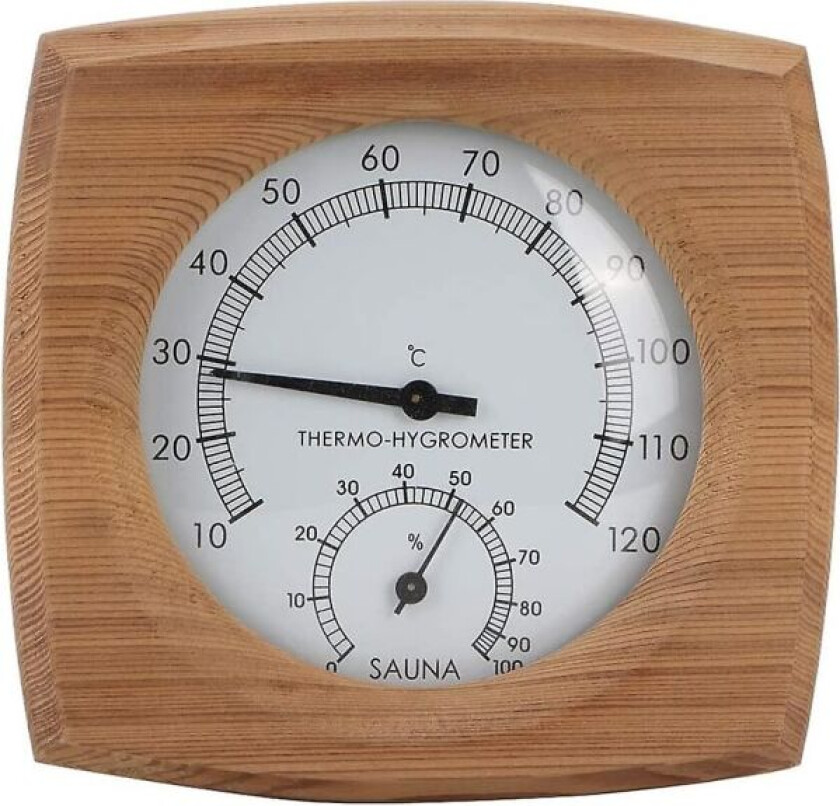 Termometer / hygrometer, innendørs tre 2-i-1 for badstue Sauna Ther