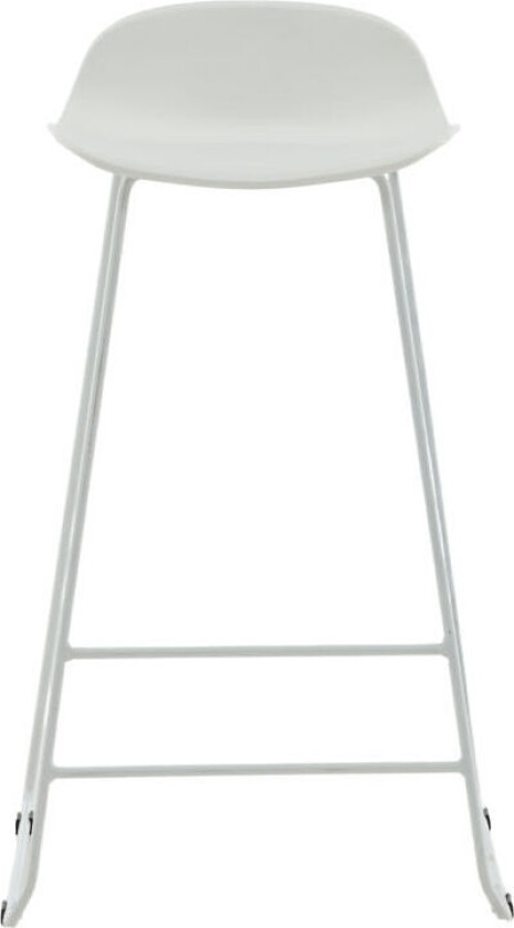 Wave barstol skallstol hvit.