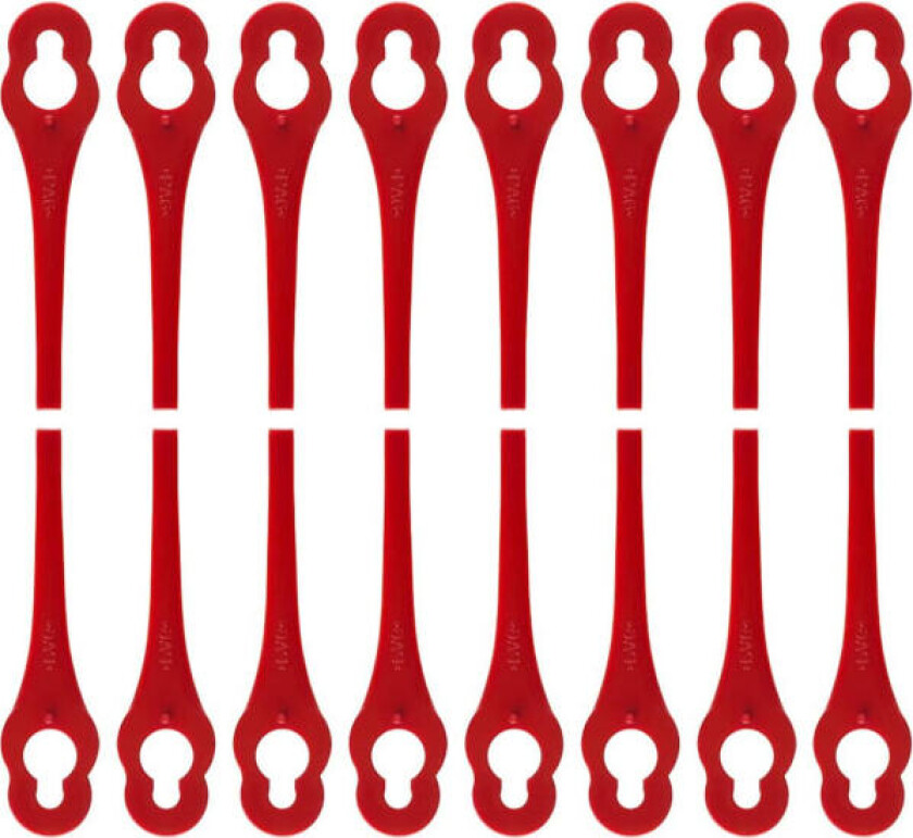 100 stk. reserveplastkniver til Lidl Florabest kantklipper - Lengde 8,3 cm