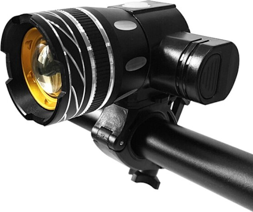 15000lm T6 LED-sykkellykt/sykkellykt/lyktsett USB oppladbar hodelykt/lommelykt vanntett justerbar sykkel sykkel sykkel lampe