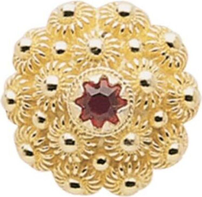 Bilde av Halsknapp Fana i 830 forgylt sølv