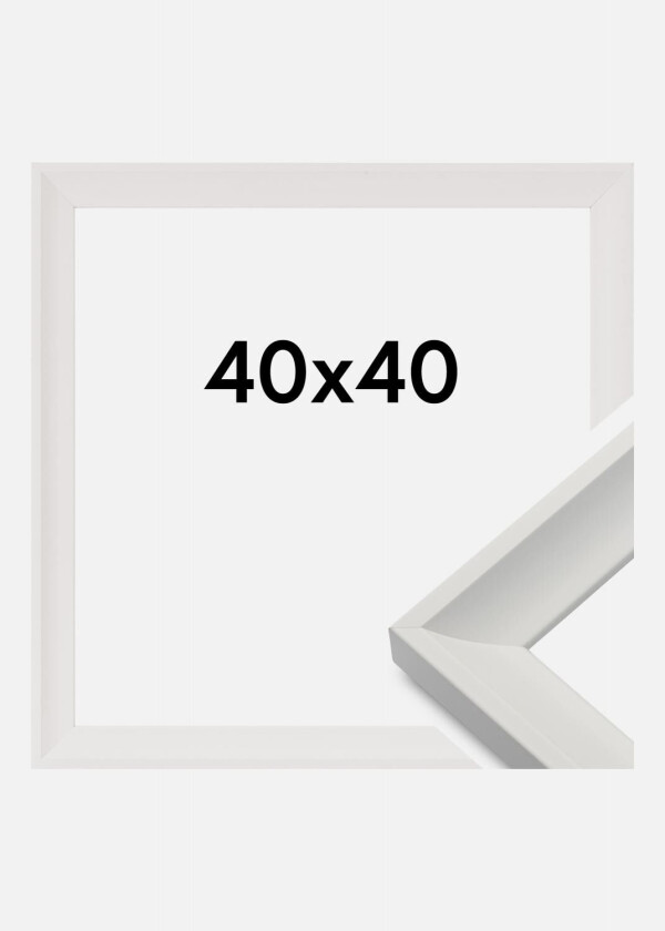Ramme Öjaren Akrylglass Hvit 40x40 Cm