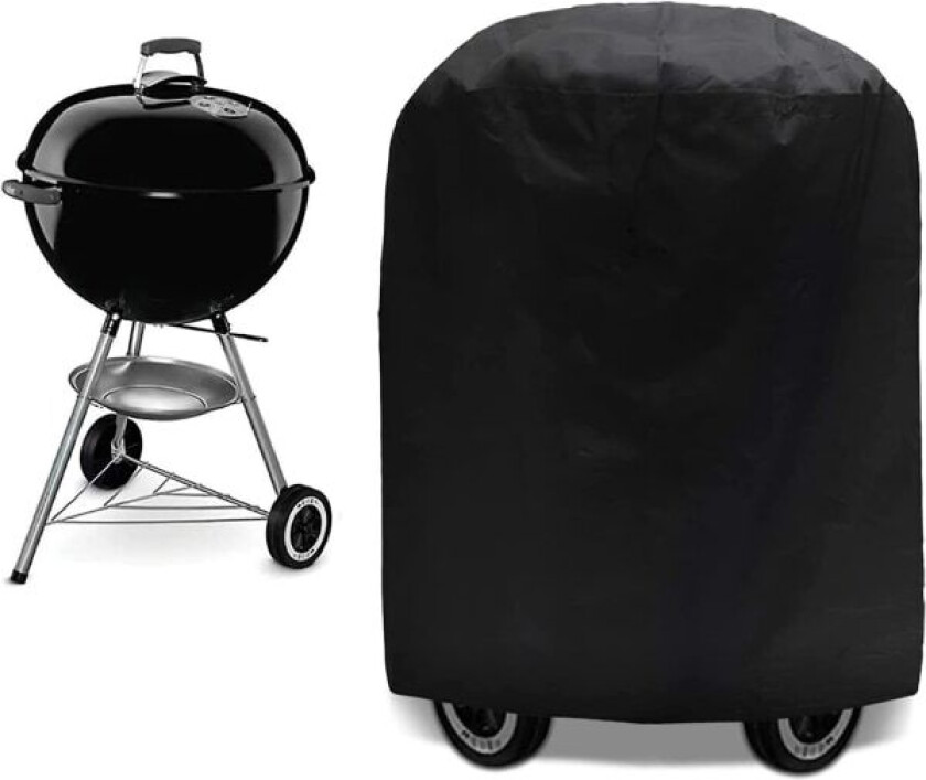 Grilldeksel, Vanntett Beskyttende Deksel For Gassgrill, 70 X 75 Cm, Svart