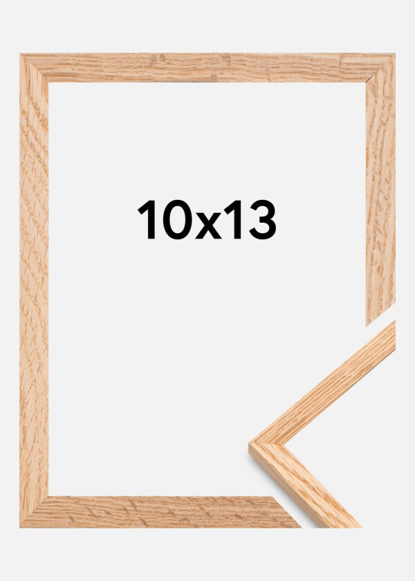 Ramme Tynn Eik Akrylglass 10x13 Cm