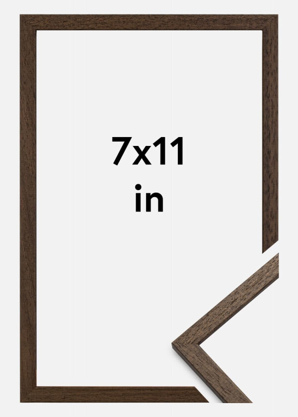 Ramme Edsbyn Akrylglass Valnøtt 7x11 Inches (17,78x27,94 Cm)