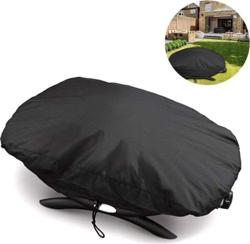 Grilltrekk, Grilltrekk for gassgrill, Vanntett, Værbestandig, Grilltrekk for gassgrill kompatibel med Q100 / Q1000-serien, 67,1 * 44 * 32 cm