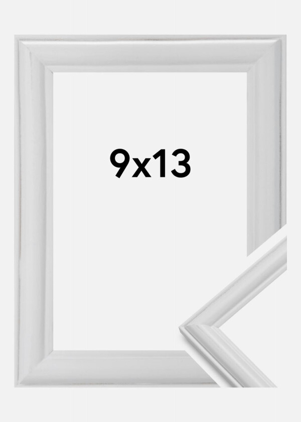 Ramme Line Hvit 9x13 Cm
