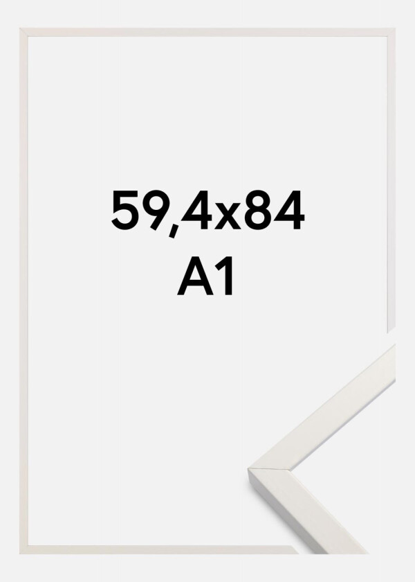 Focus Ramme Soul Akrylglass Hvit 59,4x84 Cm (A1)