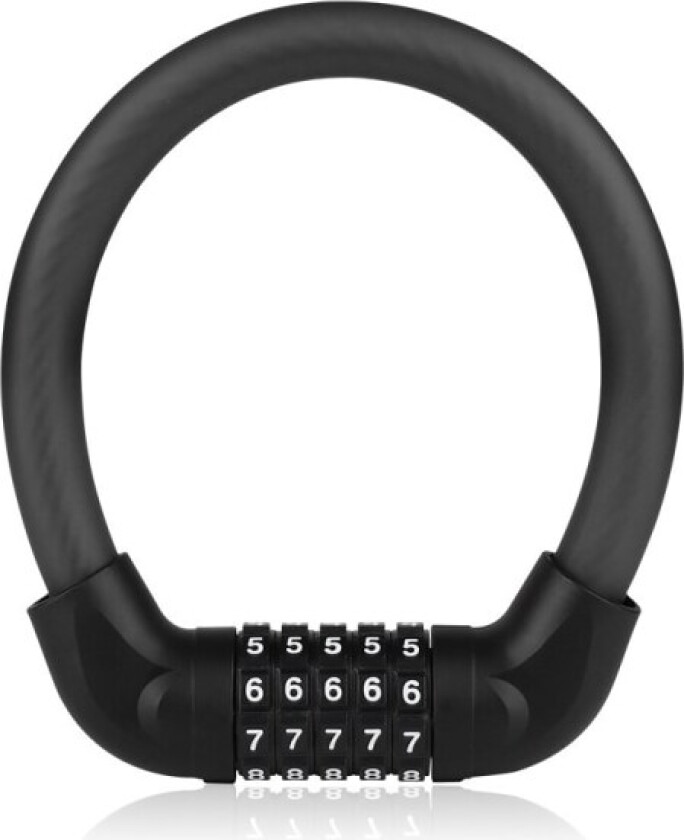 Sykkellås, 1 stk. Svart tykkere versjon Elektrisk sykkellås, Ele