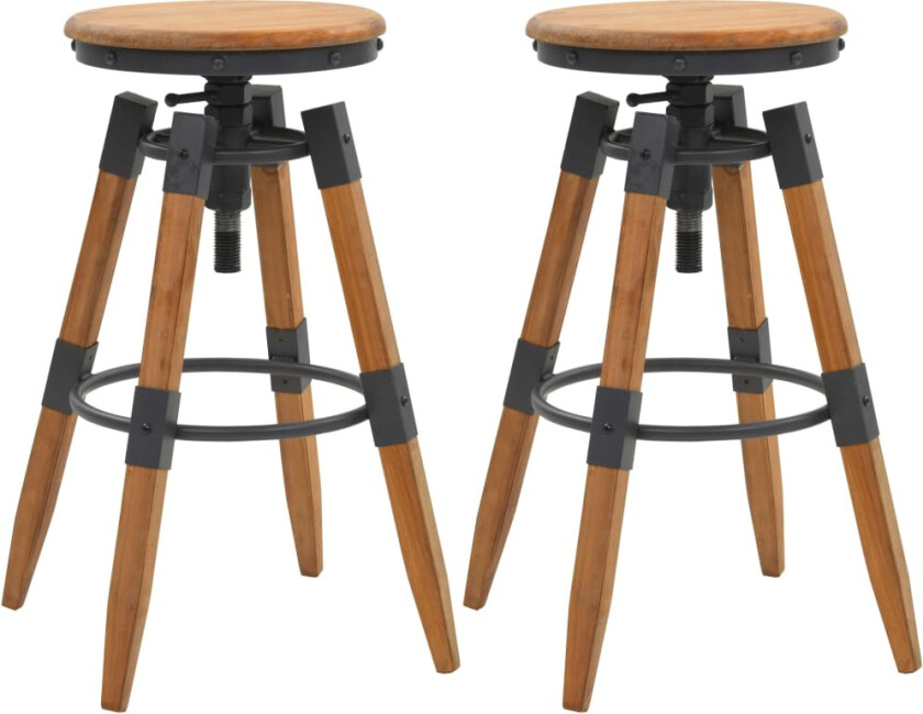 Barstoler 2 stk heltre gran