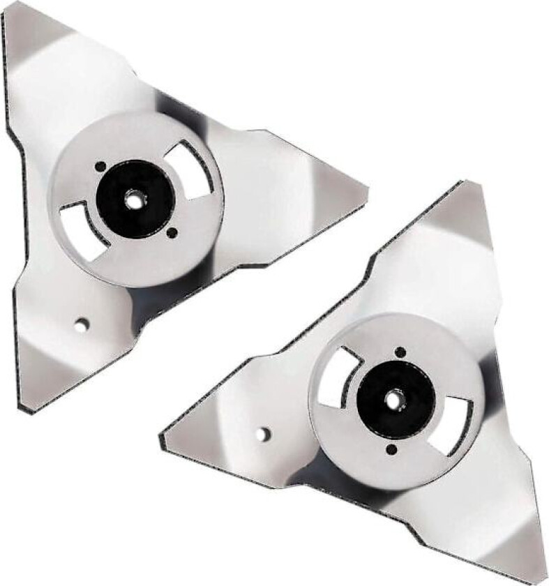 2-pakning med erstatningsblader i rustfritt stål for Robomow robotgressklippere RS TS MS RC TC MC modeller