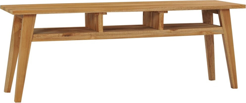 TV-benk 120x35x45 cm heltre teak