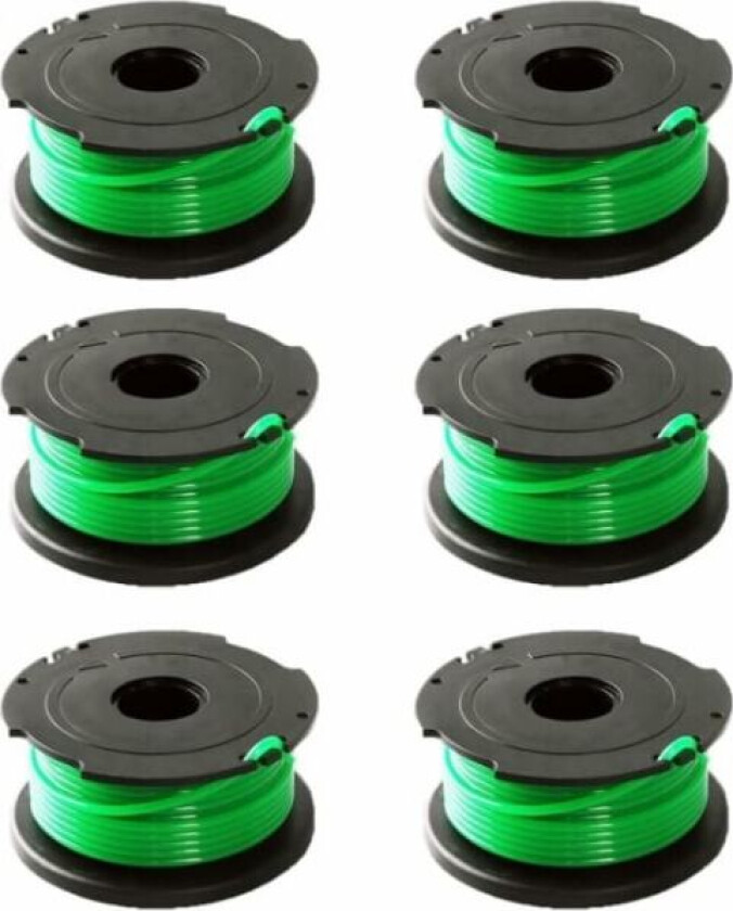 6 stk Green Line Spoler for Black & Decker Buskrydder GL7033 GL80