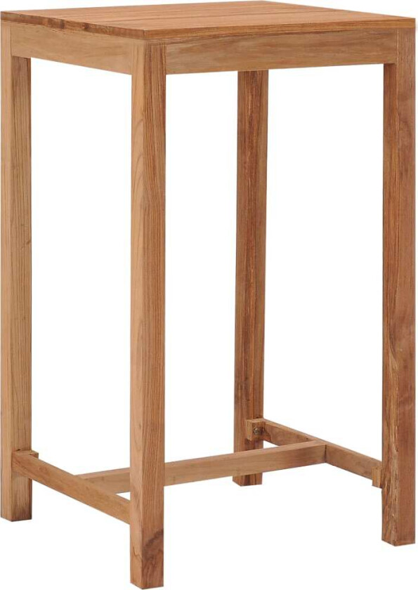 Utendørs barbord 60x60x105 cm heltre teak