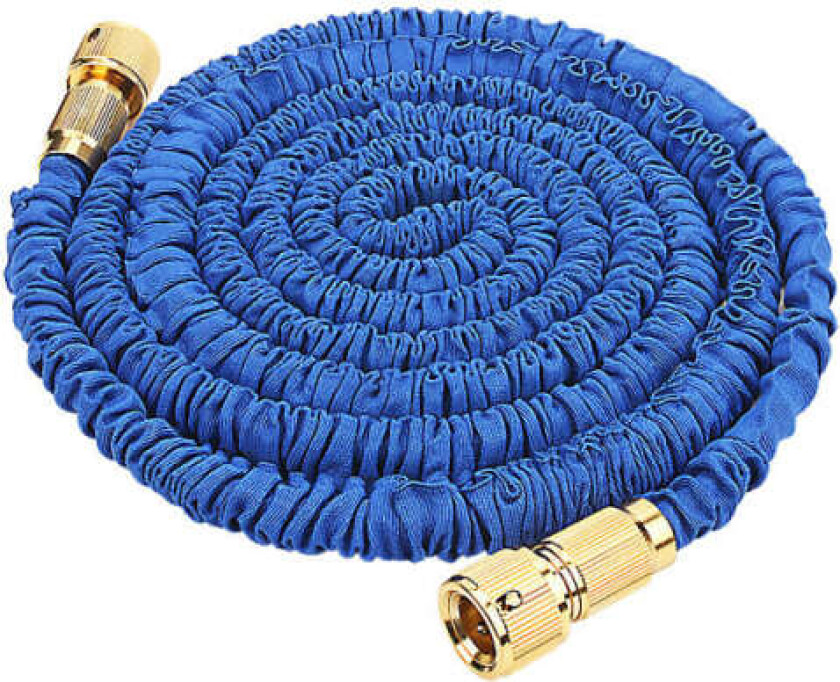 Teleskopisk blå slange Bilvask TPE Husholdnings Høytrykk Hageslange 22m