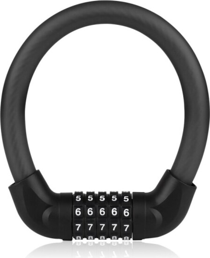 Sykkellås 5-sifret kabelås Lett sykkellås Sykkellås Kam