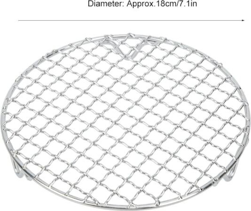 Multifunksjonell grillrist i rustfritt stål
