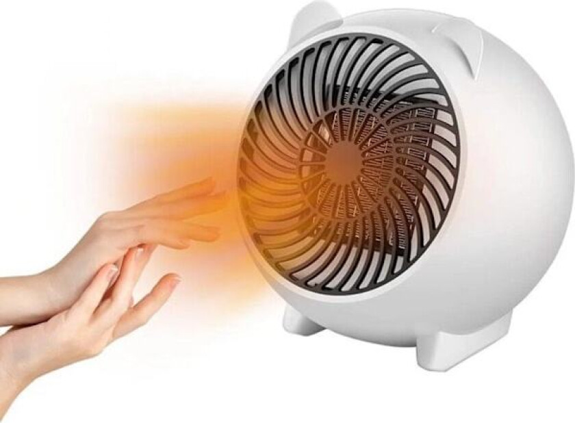 Vifteovn, energisparende, stille stue, 500 W, mini ovn, elektrisk