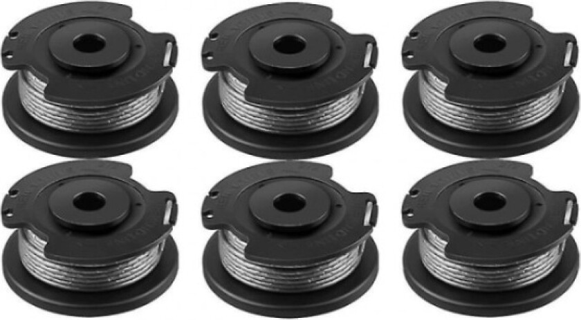 6-pakning F016800569 Gresstrimmer spole og line for Bosch